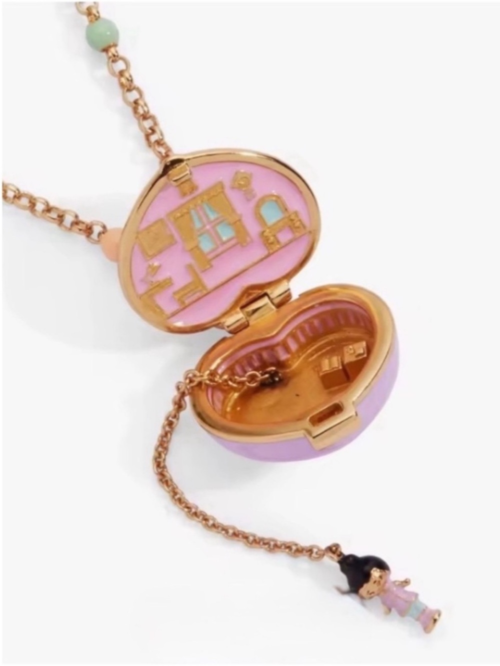 Polly pocket inspired necklace locket